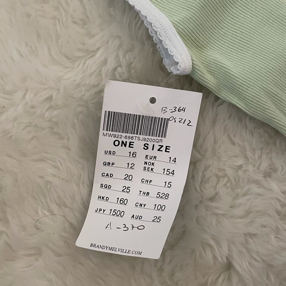 NEW W TAGS brandy lime tank